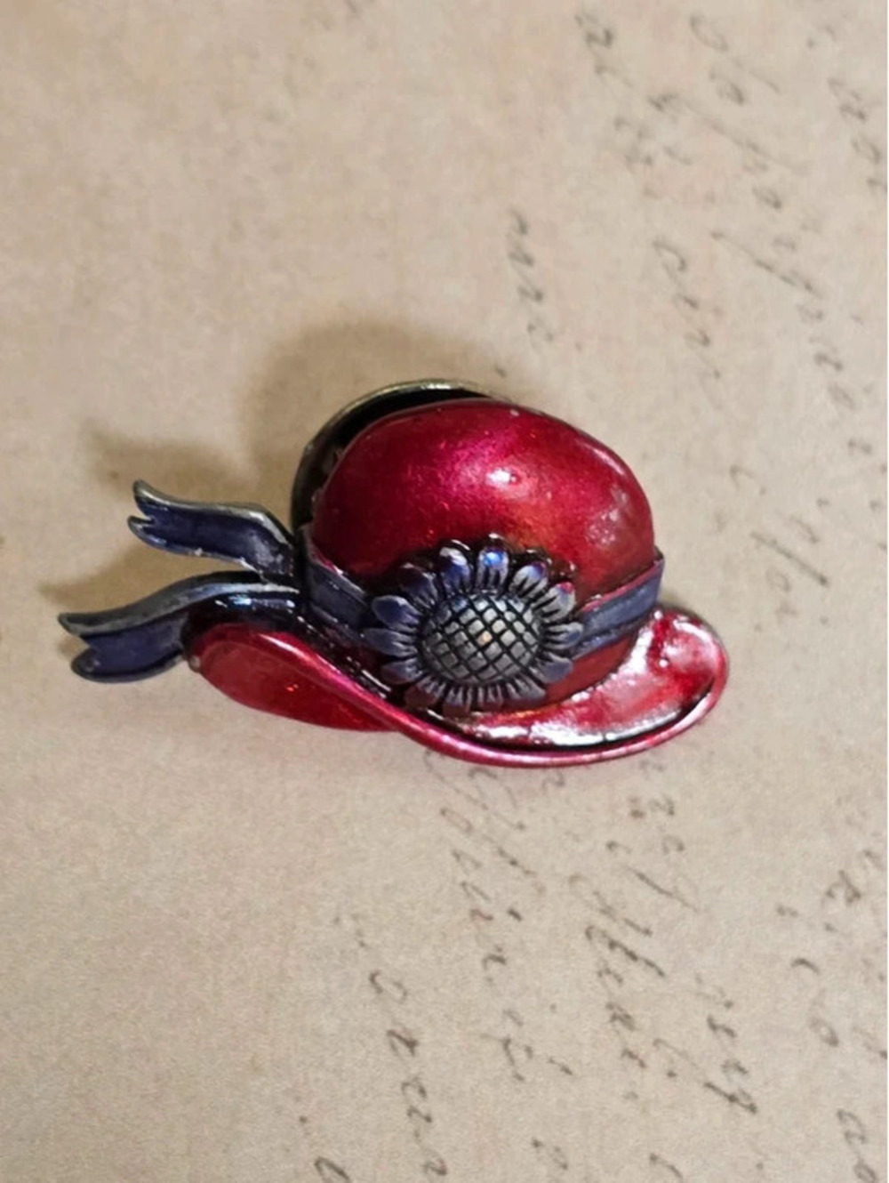 JJ Jonette Jewelry Vintage Pin Hat Society Collectible